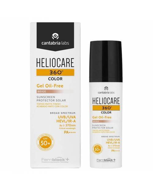 Heliocare 360 Color Gel Oil Free SPF 50+ Beige 50ml