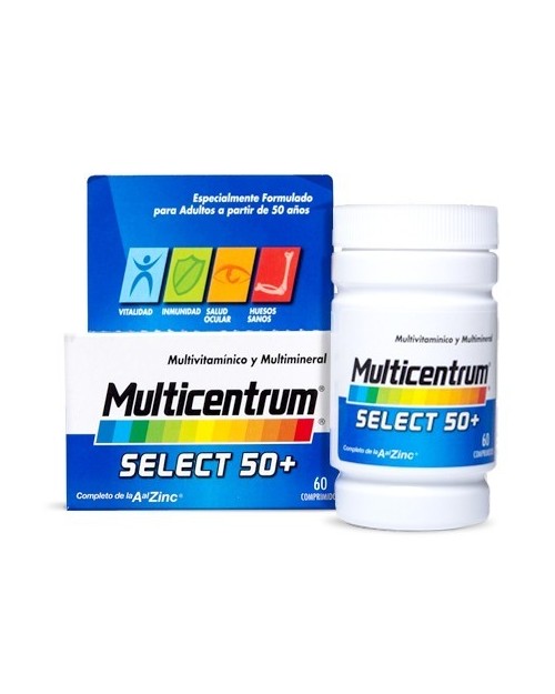 multicentrum select 50+ 30 comprimidos