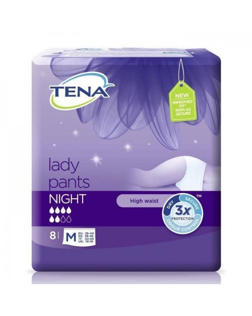 Tena Lady Pants Night Talla M 8 Und