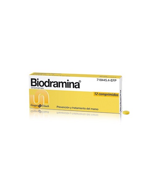 BIODRAMINA 50 mg COMPRIMIDOS