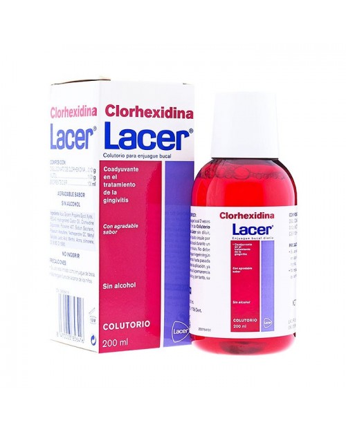 lacer colutorio clorhexidina 200 ml