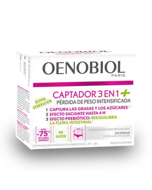 Oenobiol Captador 3en1 Plus 60 Cáps